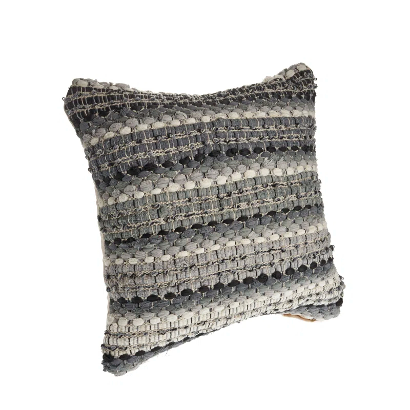 Rajani Home Chhavi Geometric Cotton Throw Pillow