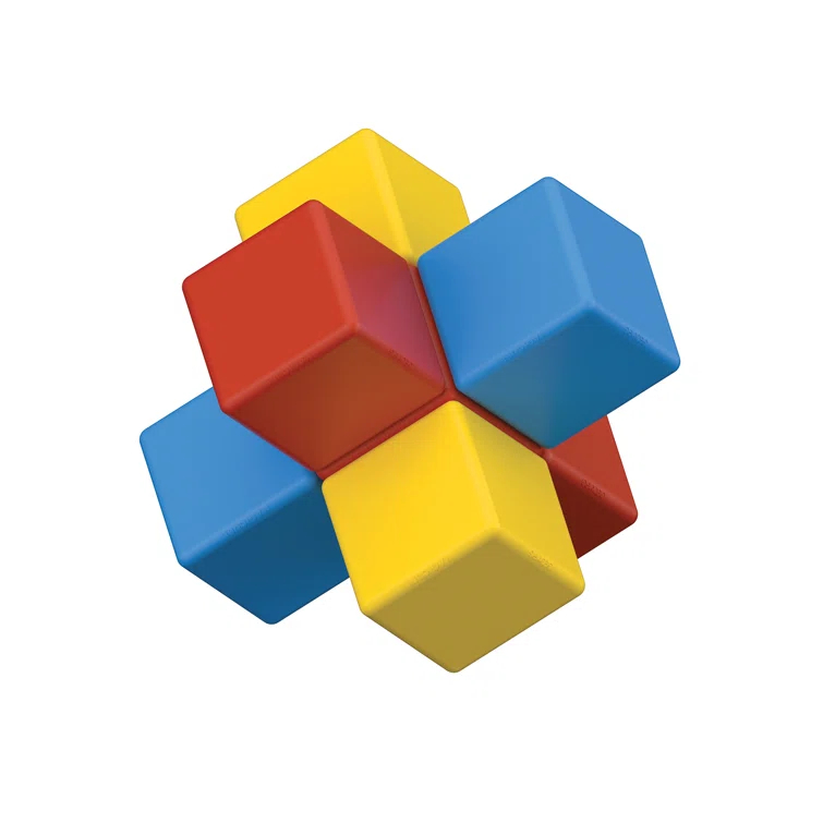 Geomag Geomag Magicube Math Building Set, Recycled, 55 Pieces