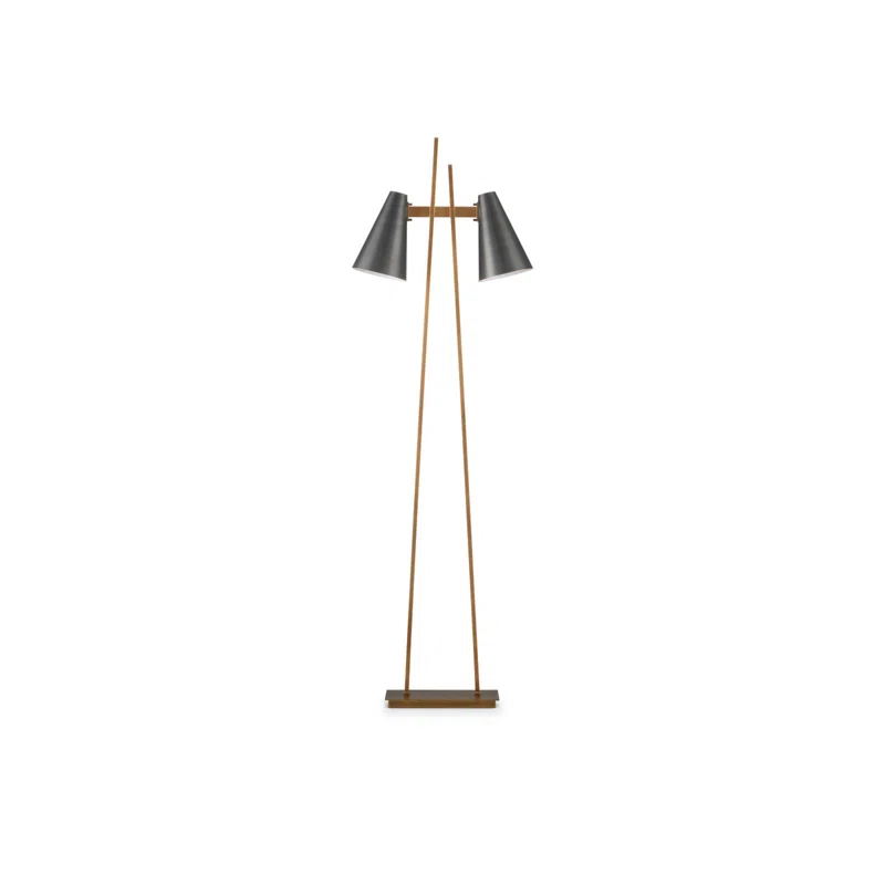 Currey & Company Duet Floor Lamp
