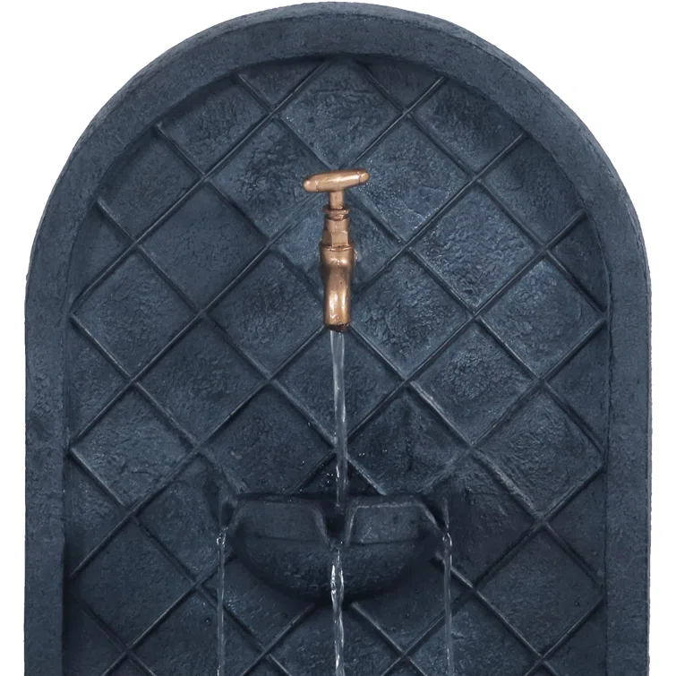 Millwood Pines Tristin Weather Resistant Wall Base Fountain