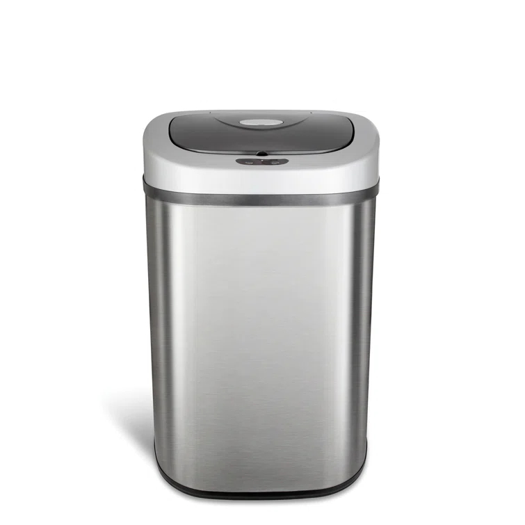 NineStars Nine Stars 21 Gallon Stainless Steel Motion Sensor Trash Can