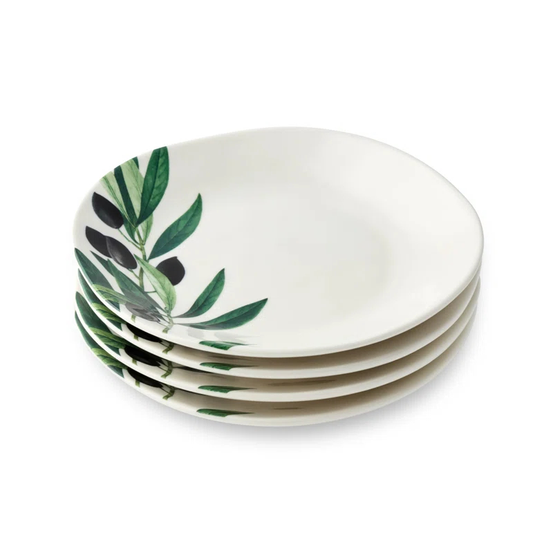 Certified International Olivia Set of 4 Canape Plate 6in