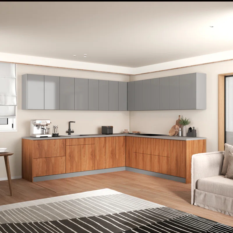 WALLKITCHENS 102'' W x 96'' H Medium Density Fiberboard (MDF) Ready-to-Assemble