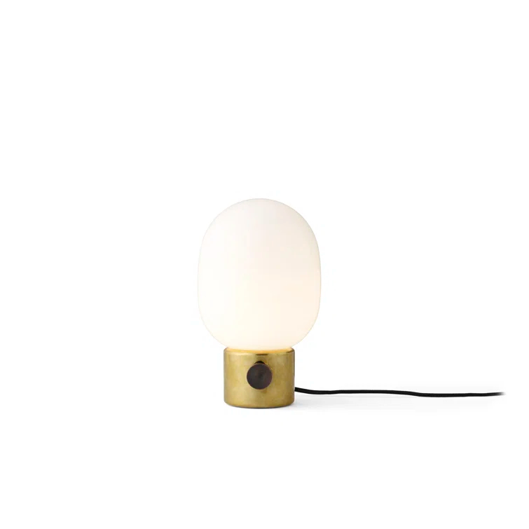 Scandinavian Dimmable Concrete and Glass Table Lamp