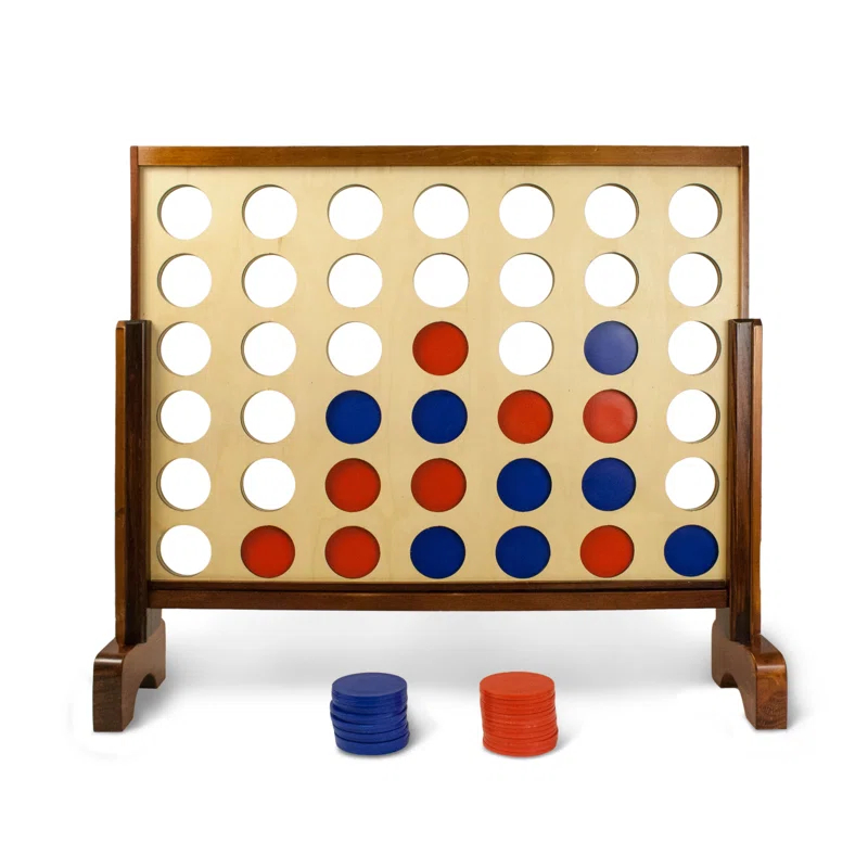 Yard Games Giant Four In A Row Game Set with Carrying Case & Reviews | Wayfair