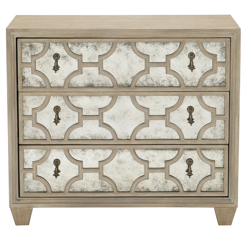 Bernhardt Santa Barbara 34'' W Glass Nightstand