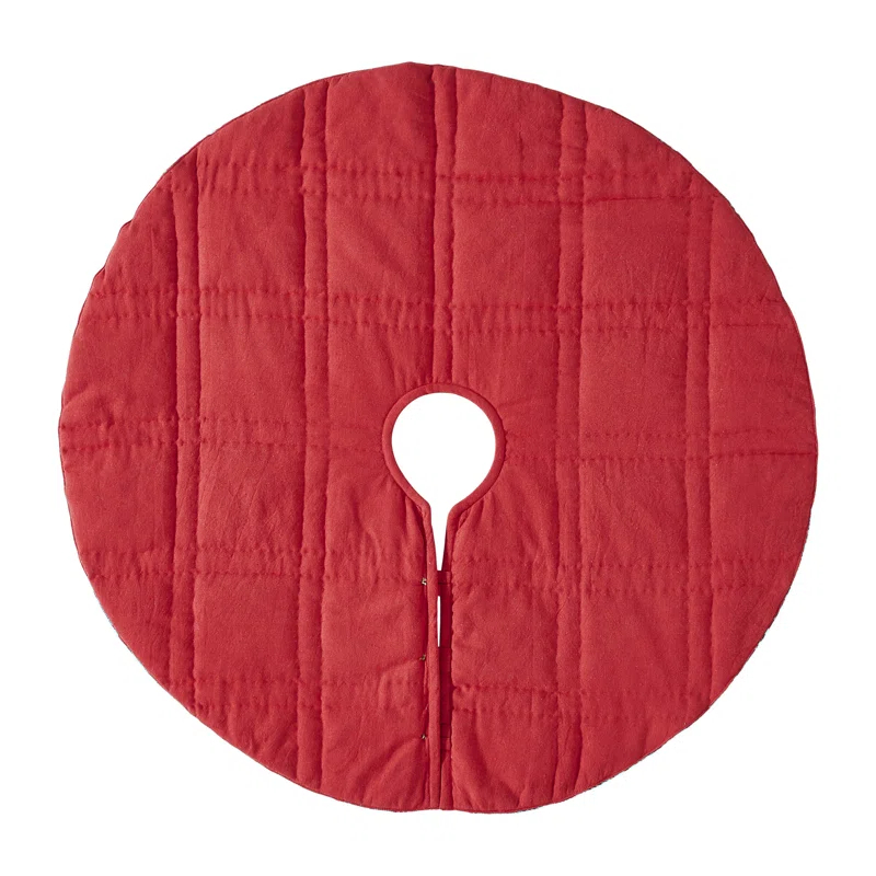 Plaid Cotton Tree Skirt