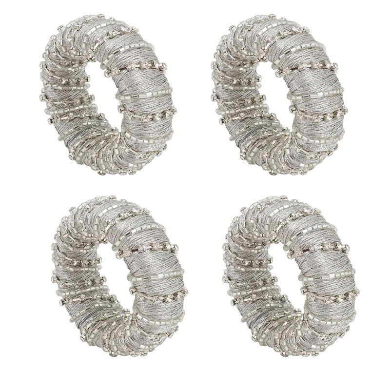Saro Napkin Ring Collection Napkin Ring (Set of 4)
