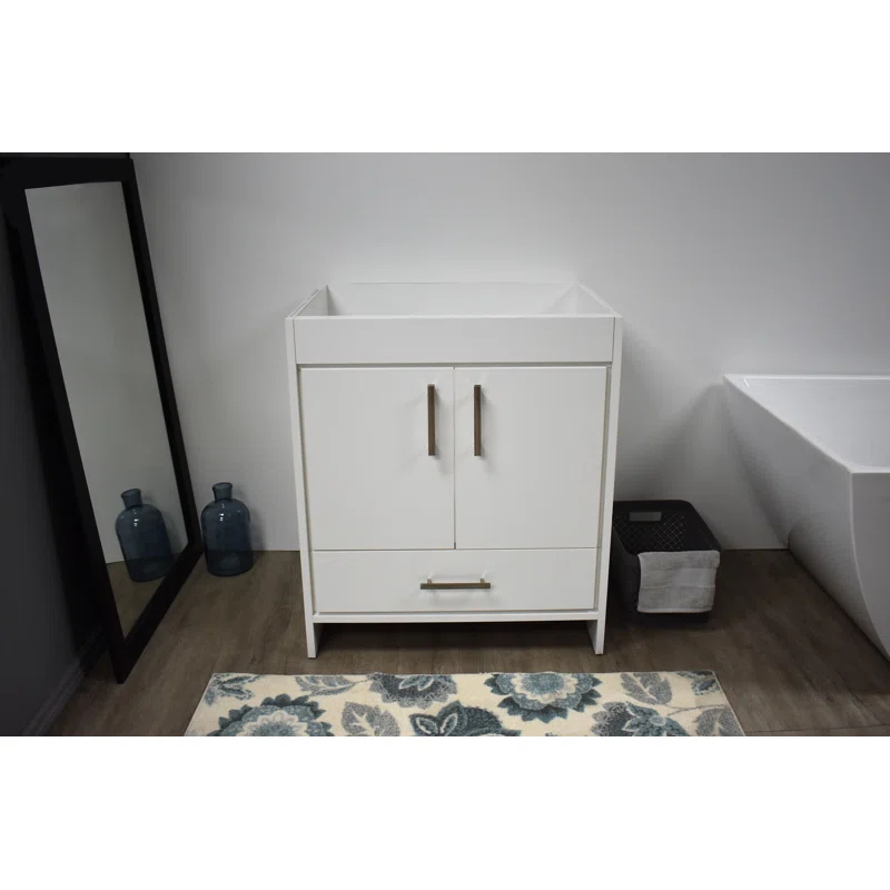 Capri 24 in. W x 22 in. D x 34 in. H Single Sink Bath Vanity Cabinet without Top