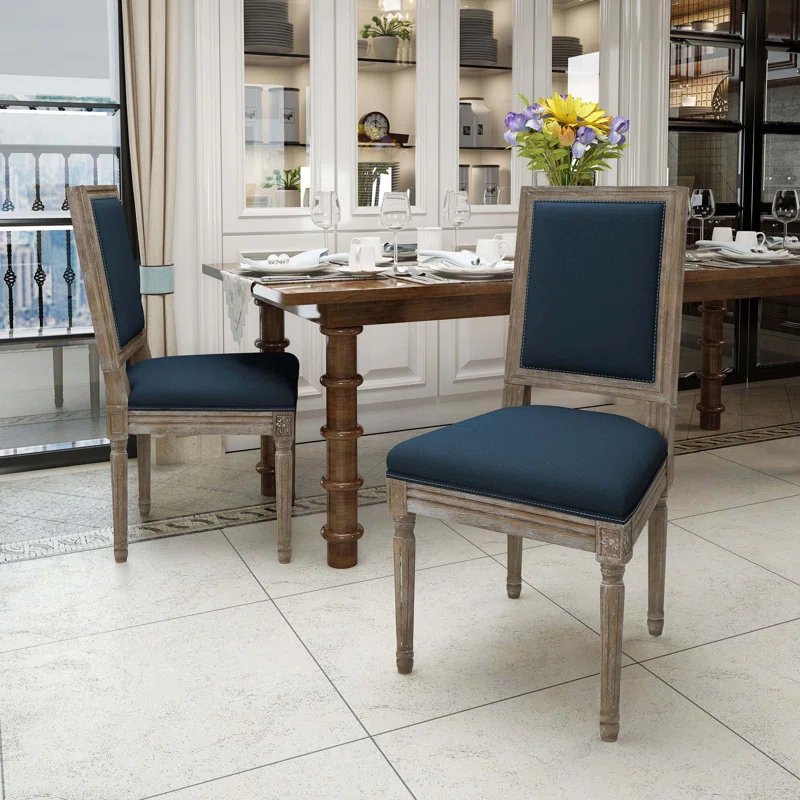 Ophelia & Co. Upholstered Dining Chairs Set of 2 | Wayfair