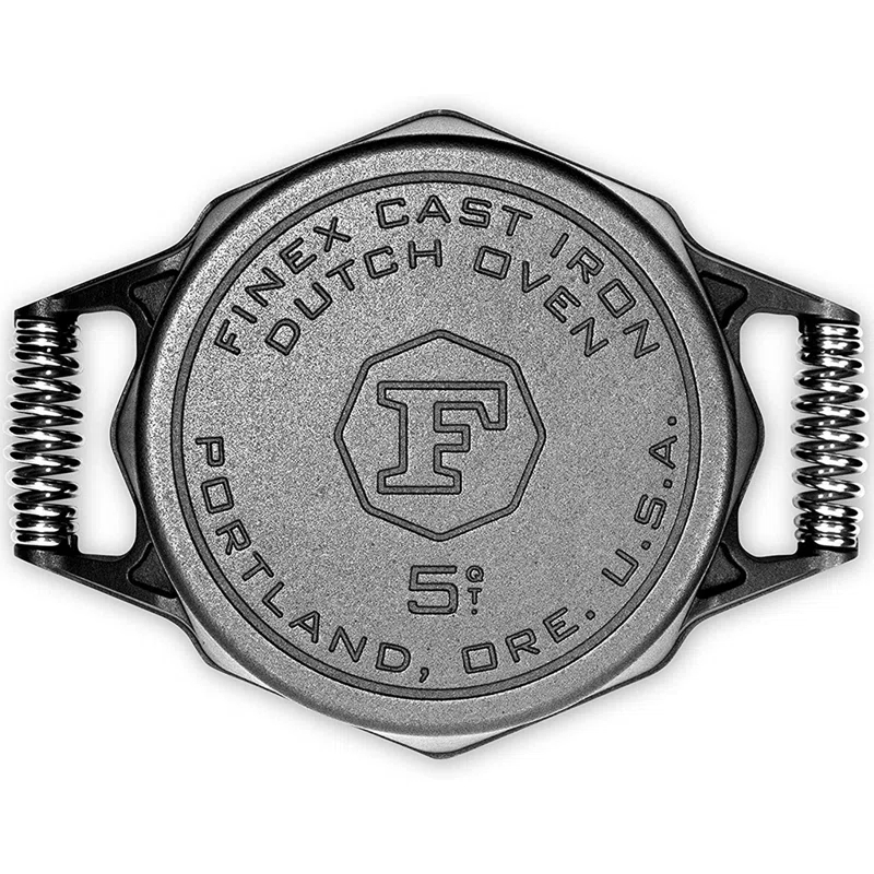 FINEX 5 Quart Cast Iron Dutch Oven