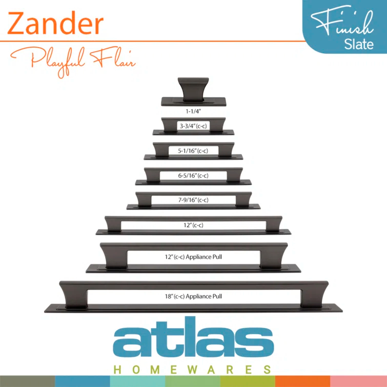 Atlas Homewares Zander 18" Center To Center Appliance Pull | Wayfair
