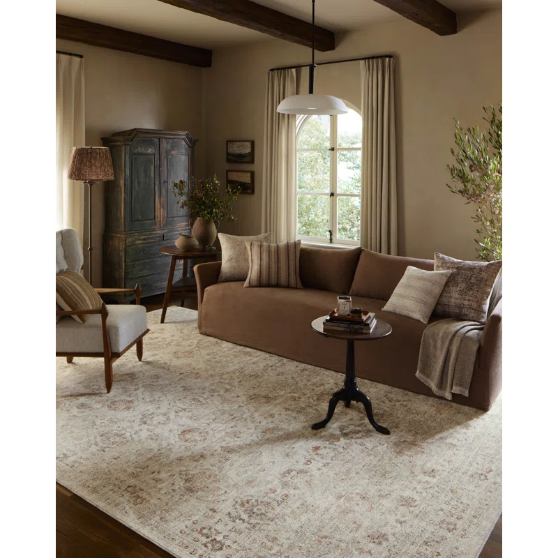 Amber Lewis x Loloi Amber Lewis x Loloi Honora Beige / Spice Area Rug