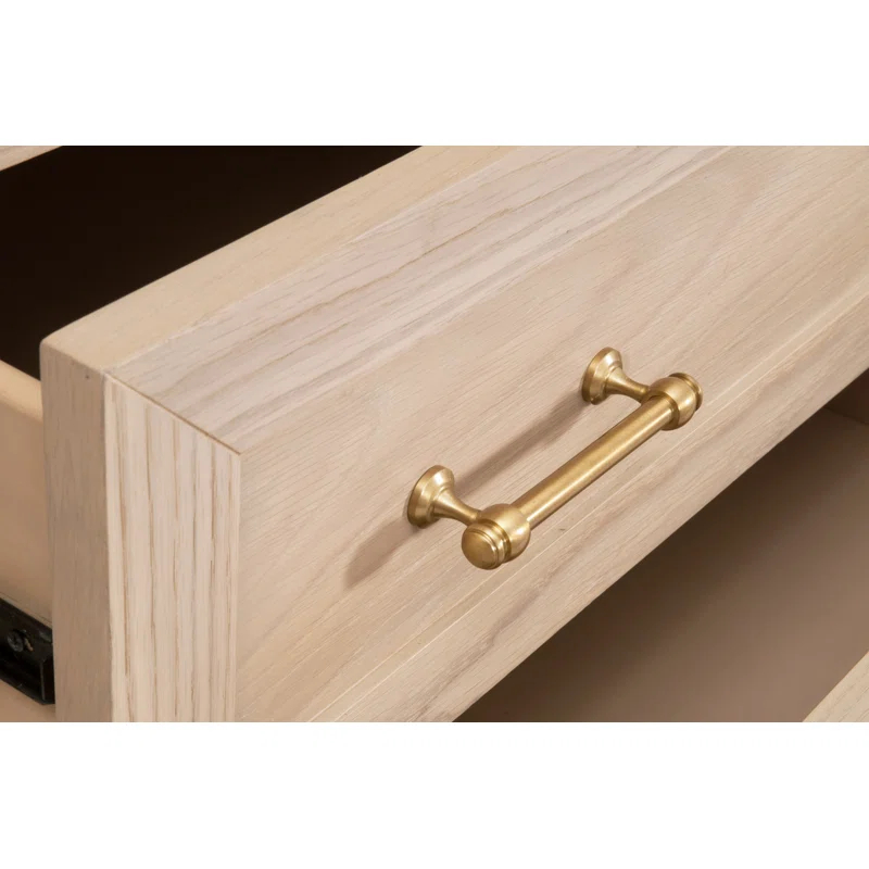 Loon Peak® Fujiko Solid Wood 66'' W 6 - Drawer Dresser