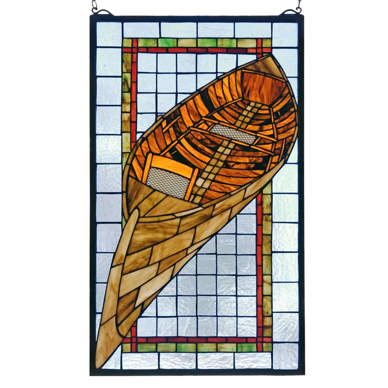 Millwood Pines Amherst Nautical & Beach Window Panel