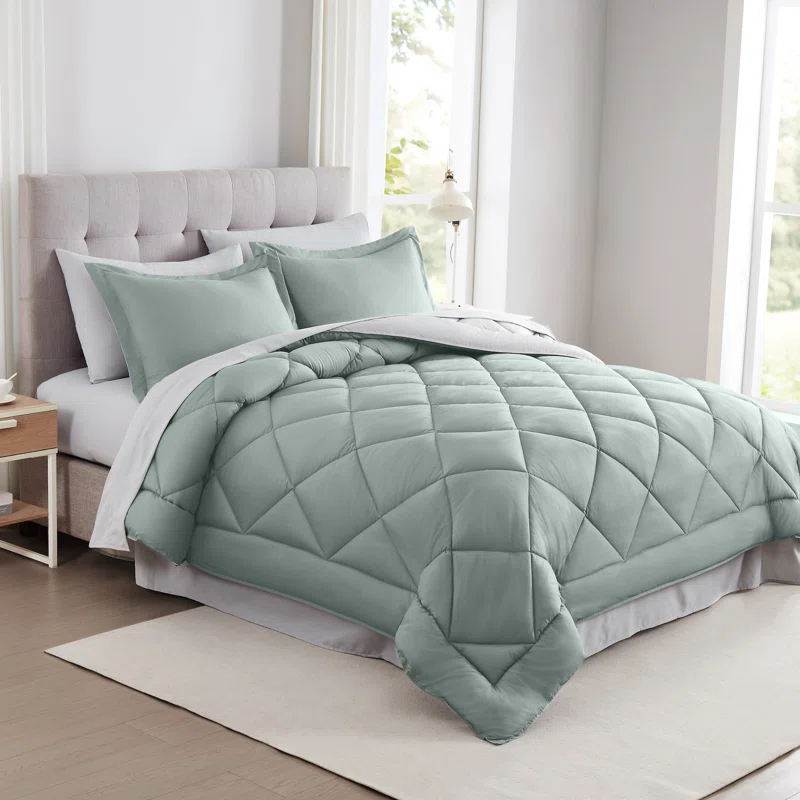 Modern Threads Modern Threads 7-Piece Reversible Comforter Set - Includes Comforter, Sheets, Pillowcases, and Shams