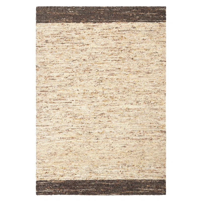 TOWN & COUNTRY Terra Montana Handcrafted Area Rug Beige/Dark Brown