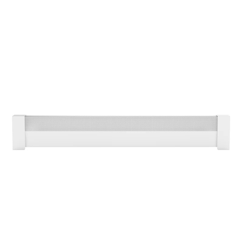 Baseboarders Baseboarders Basic Steel Easy Slip-On Baseboard Heater Cover Coupler - White