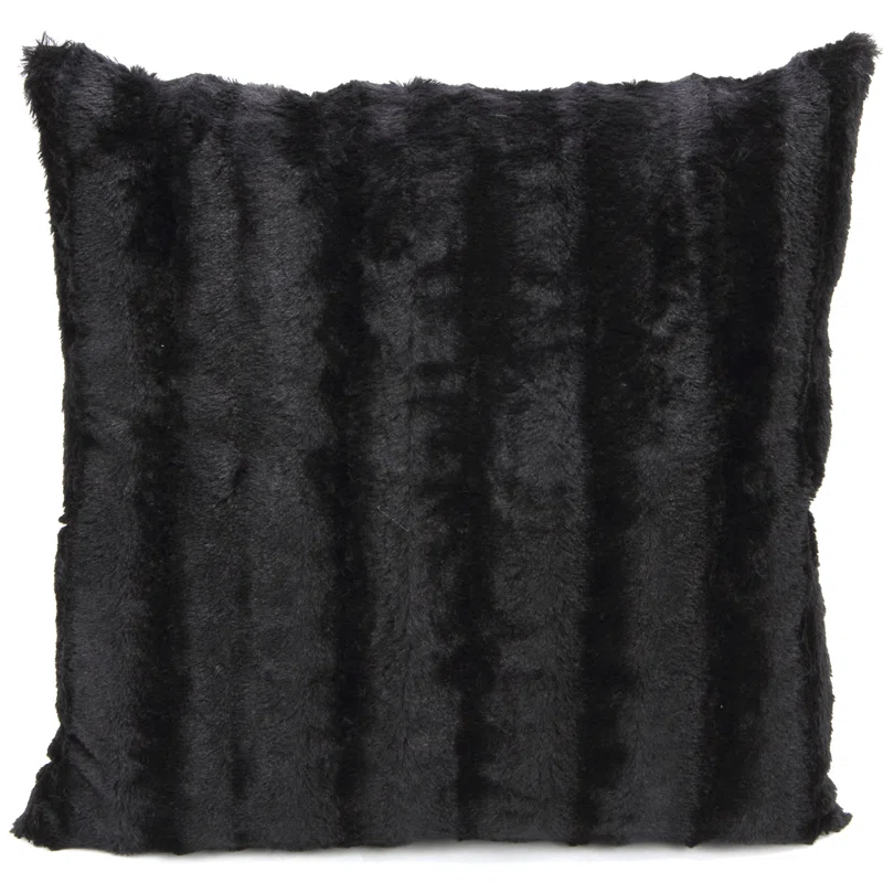Cheer Collection Faux Fur Pillow Cover