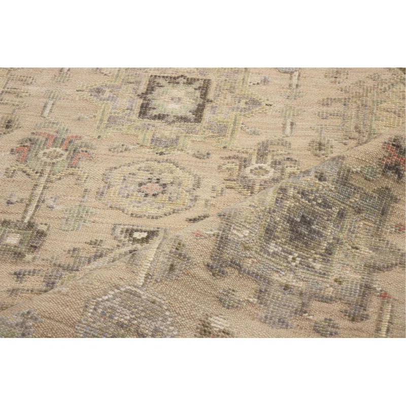 Pasargad Oushak Cream Wool Area Rug