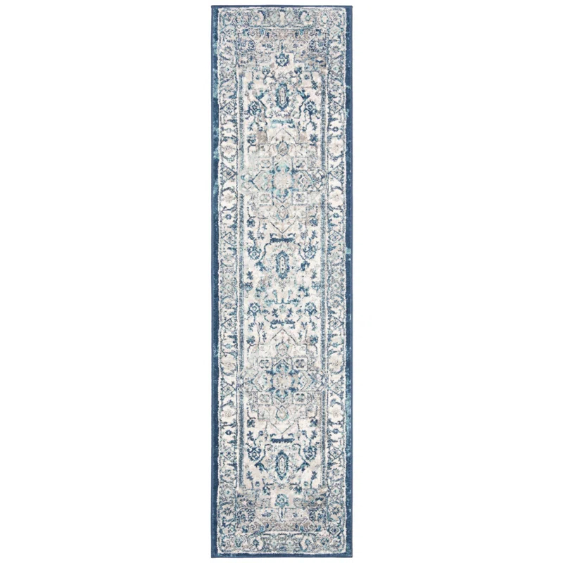 Kelly Clarkson Home Camila Light Gray/Blue Oriental Rug