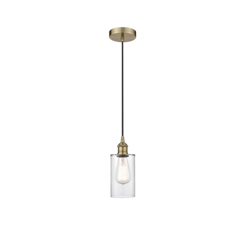 Innovations Lighting Clymer 1 - Light Single Drop Pendant Pendant