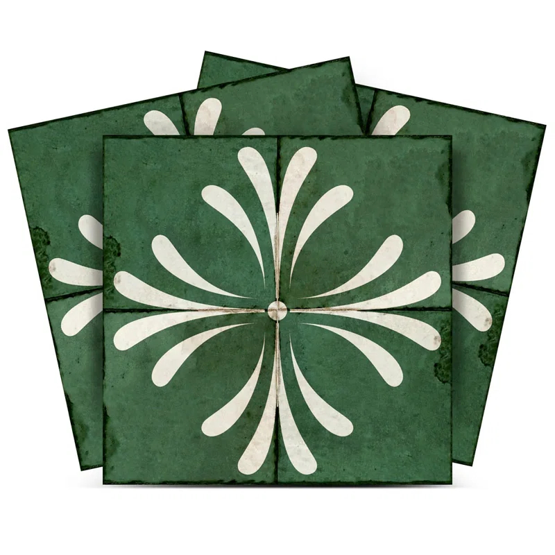 Mi Alma 8'' W x 8'' L Vinyl Peel and Stick Mosaic Tile (Set of 24)