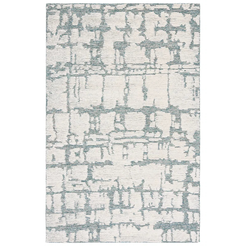 Martha Stewart Rugs Martha Stewart Hand Tufted 80% Wool And 20% Cotton Abstract Rug