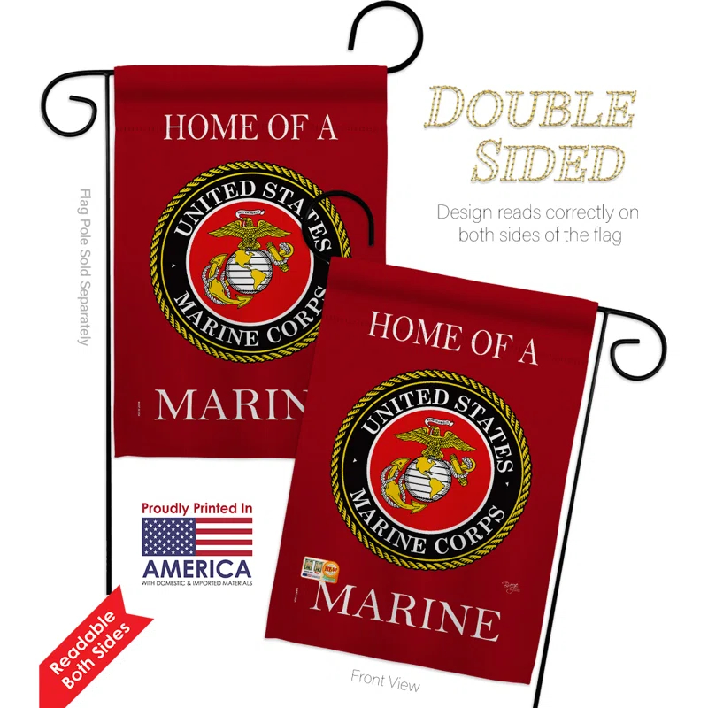 Breeze Decor Double Sided 18.5'' H x 13'' W Polyester Garden Flag