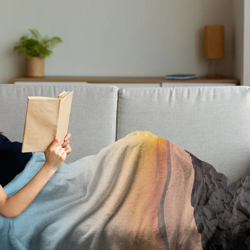 Ambesonne Hand Woven Throw Blanket