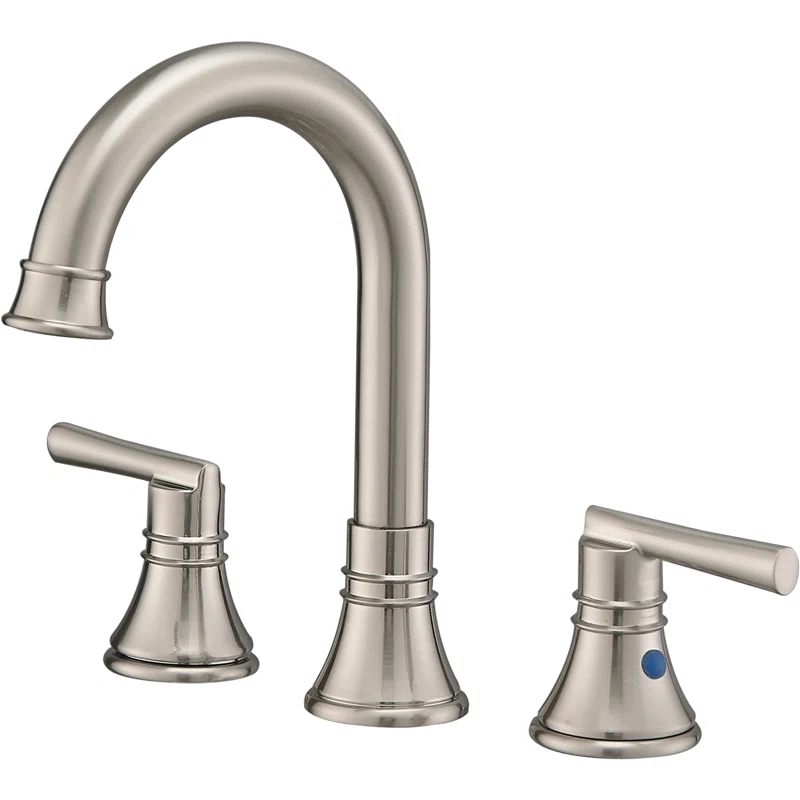 Widespread 2-handle Bathroom Faucet with Drain Assembly