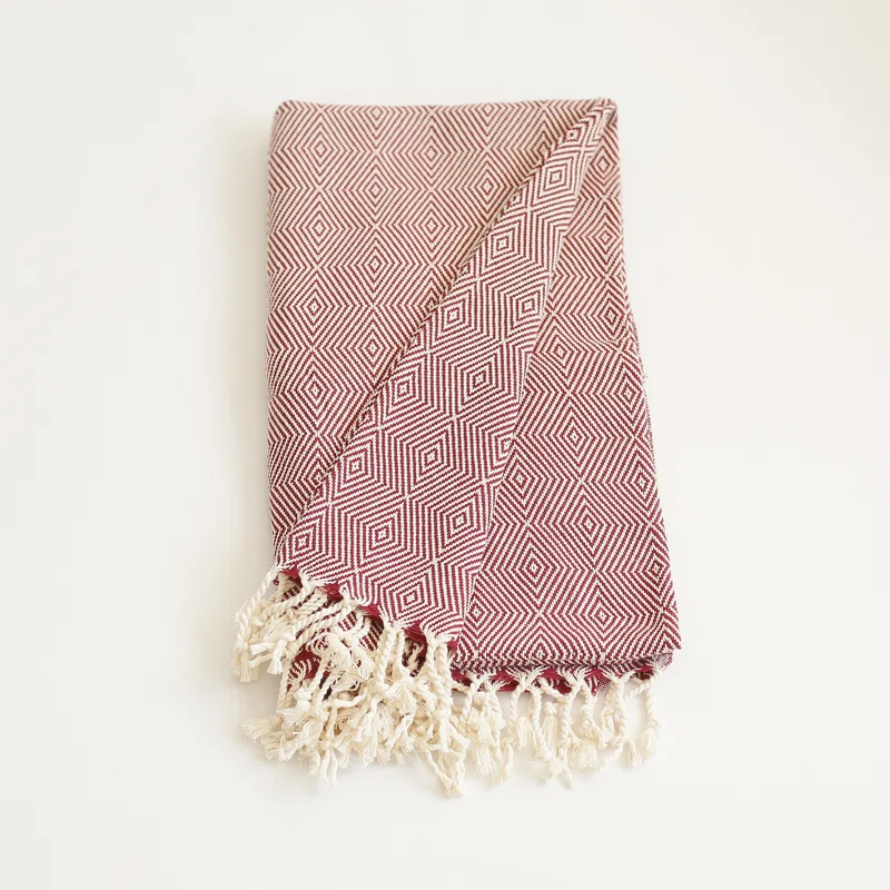 Turkish Cotton Throw Blanket Handmade Throw Blanket (Set of 2)