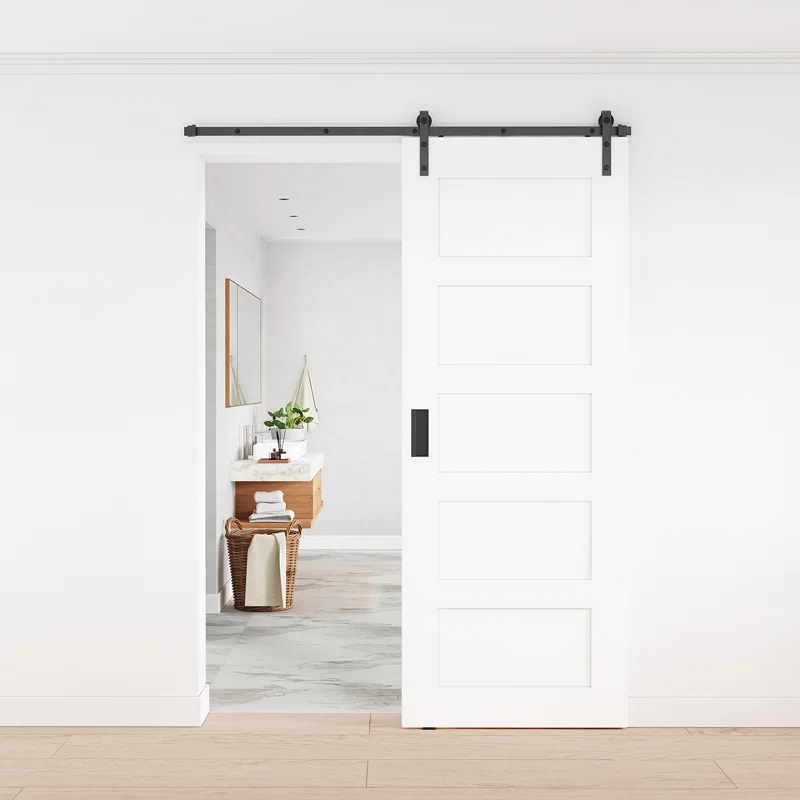 Lazio Antique Sliding Standard Single Track Barn Door Hardware Kit