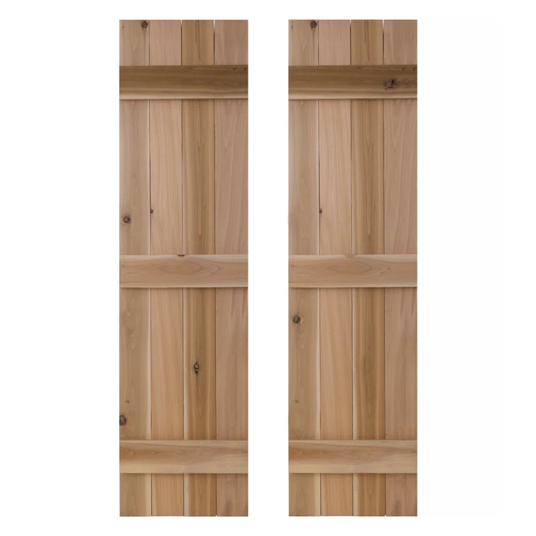 Dogberry Collections 14'' Board & Batten Shutters (Set of 2)