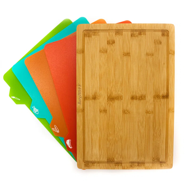 BergHOFF BergHOFF 5-Piece Bamboo Wood Cutting Board Set, 16.5"x11.8"