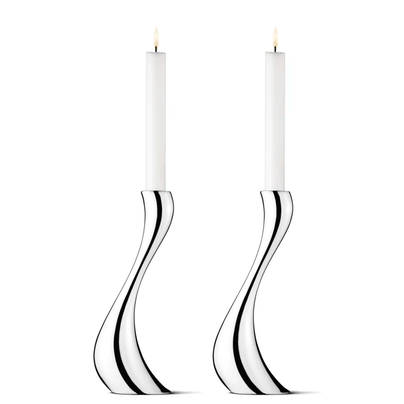 Cobra Stainless Steel Candlestick
