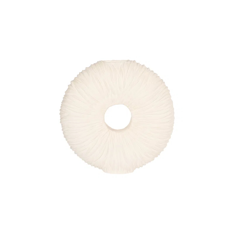 Phillips Collection Waves Off White 28" Indoor / Outdoor Resin Floor Vase