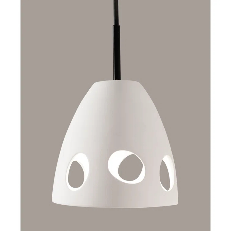 Brayden Studio® Shumaker 1 - Light Black LED Single Pendant