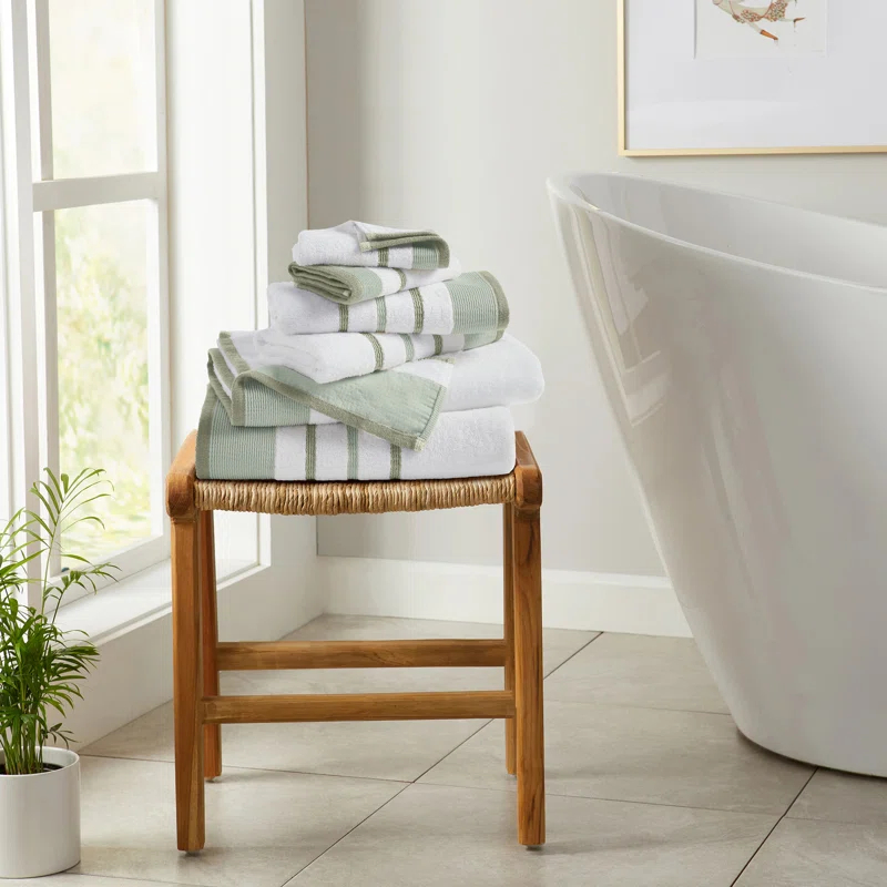 FreshFolds Cotton Blend Decorative 6-Piece Towel Set