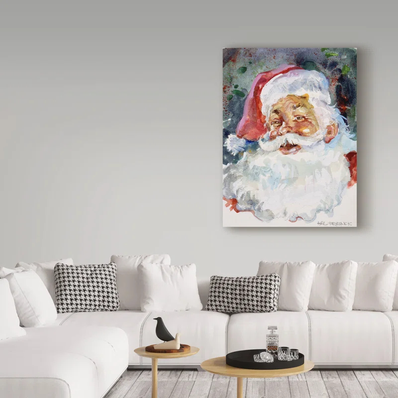 Trademark Fine Art Hal Frenck " Santa Face " by Hal Frenck