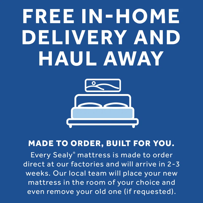 Sealy Brenham 13.5" Medium Memory Foam Mattress