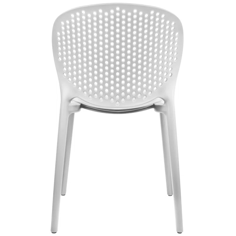 2xHome Set Of 2 Modern Plastic Pool Side Armless Dining Chair & Reviews | Wayfair
