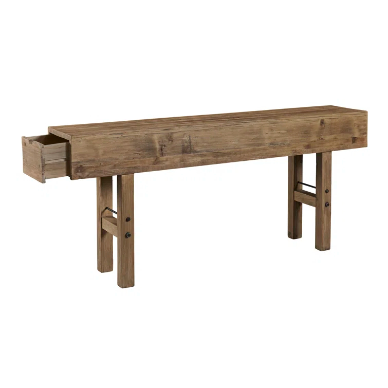 Furniture Classics Hidden 84'' Solid Wood Console Table