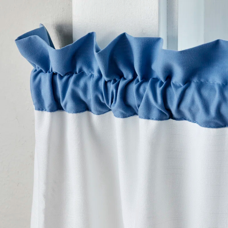 SKL Home Striped Tailored 48'' W Window Valance