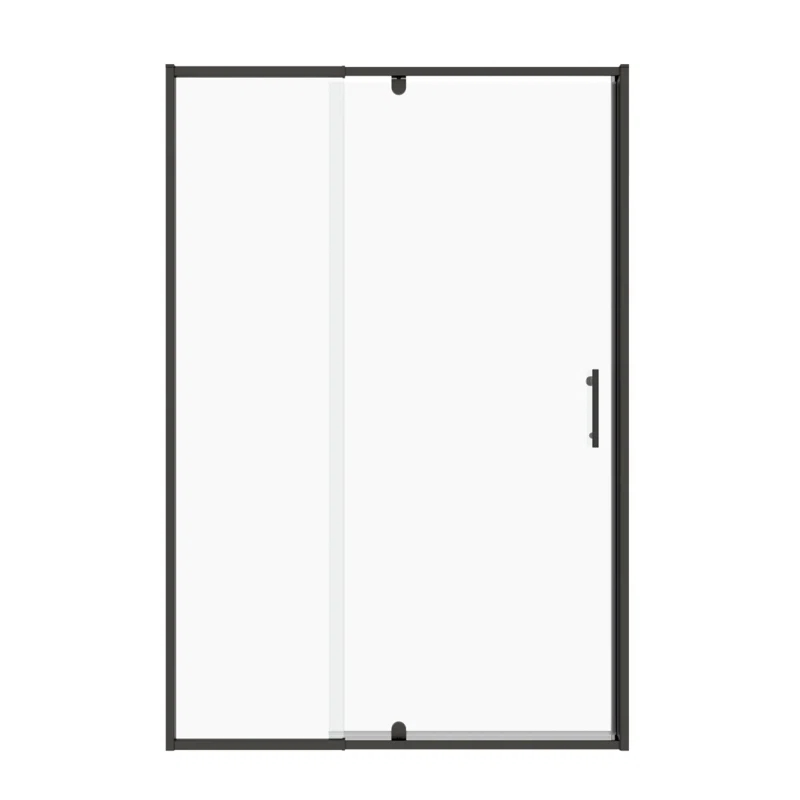 44-48" W x 71" H Flush Glass Shower Door Reversible Installation