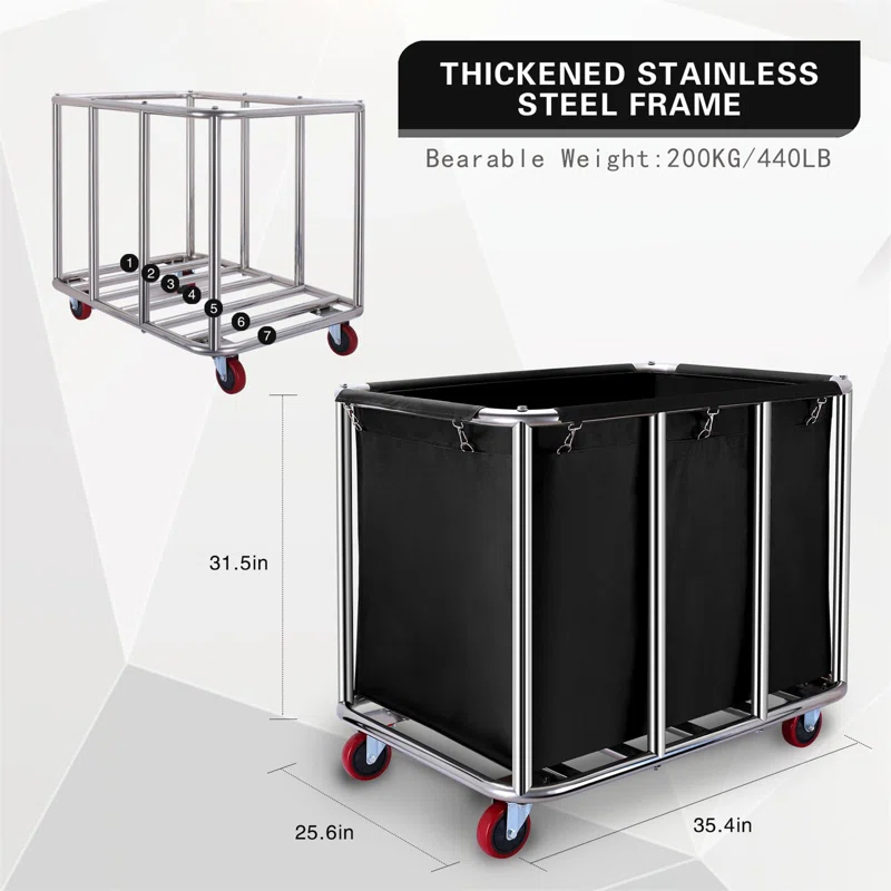 FANGCHANG Metal Laundry Sorter
