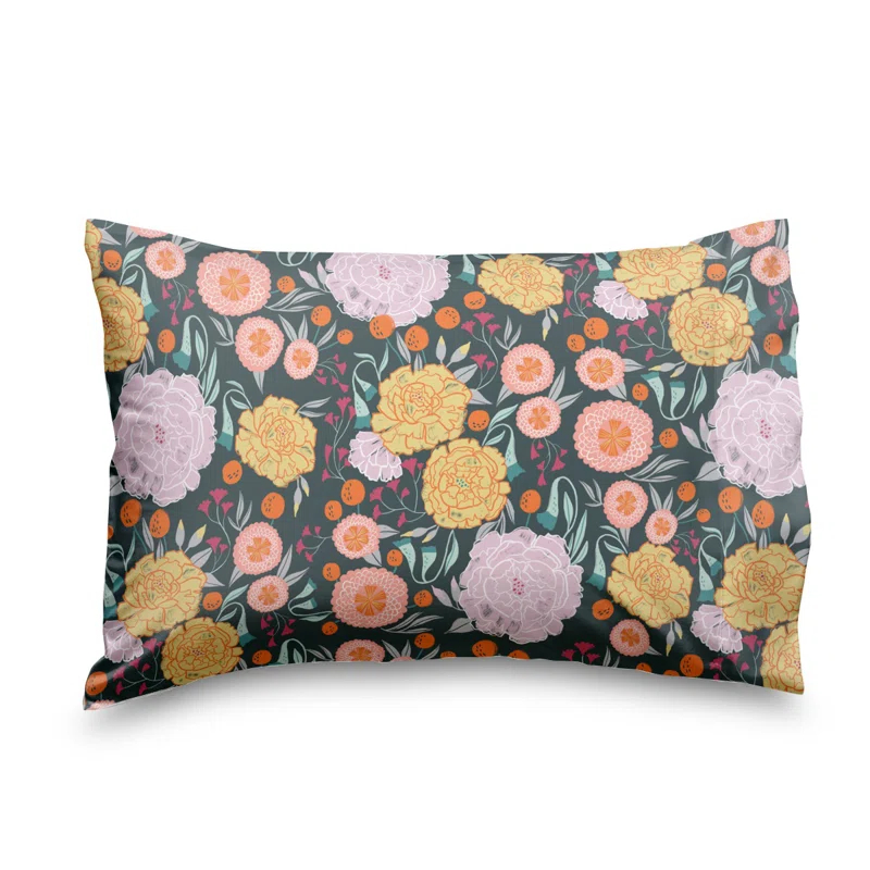 Where the Polka Dots Roam Microfiber Floral Fitted Sheet