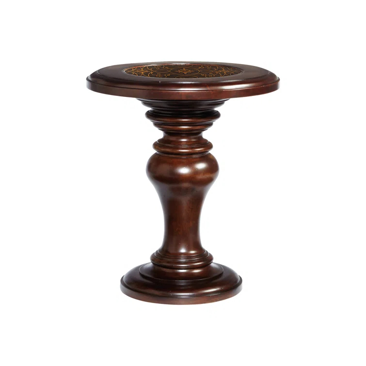 Bernhardt Valencia Pedestal End Table | Wayfair