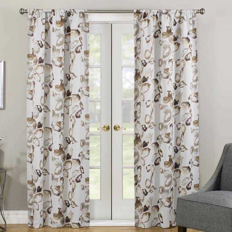 Eclipse Paige Polyester Room Darkening Curtain Single Panel