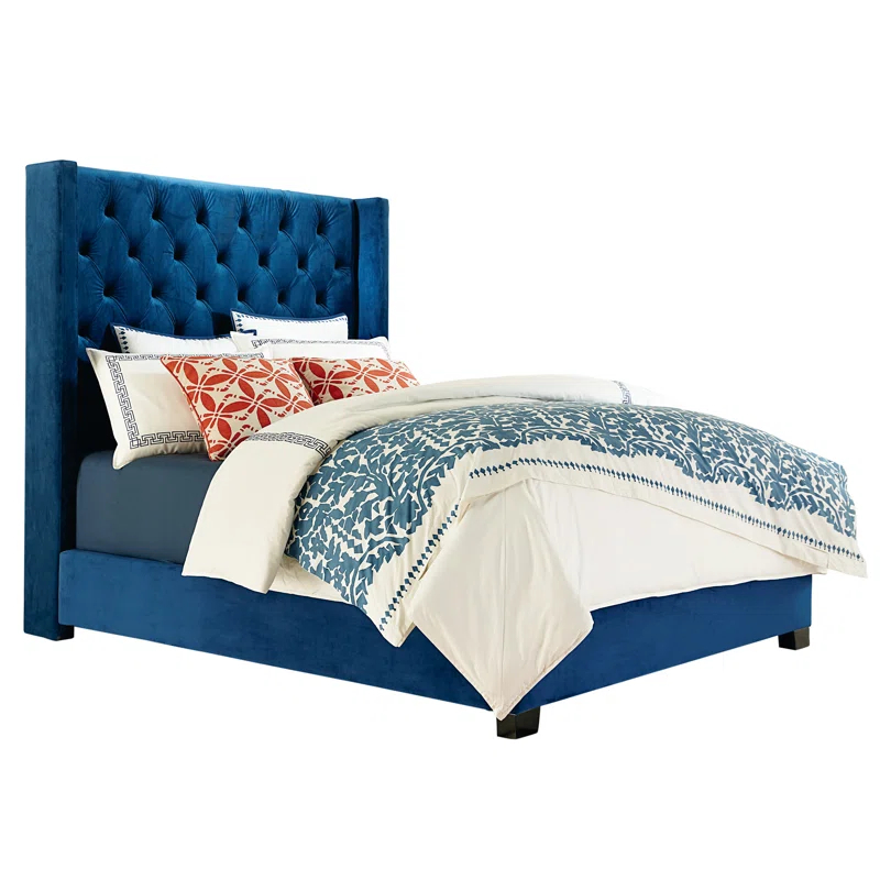 Greyleigh™ Abeyta Upholstered Wingback Bed